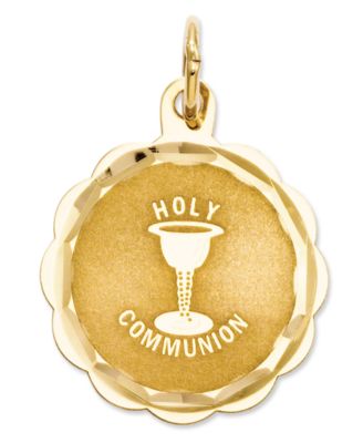 Macy's - 14k Gold Charm, Holy Communion Charm