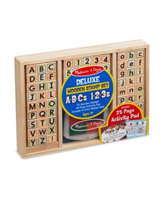 Melissa and Doug - Wooden ABC Activity Stamp Set
