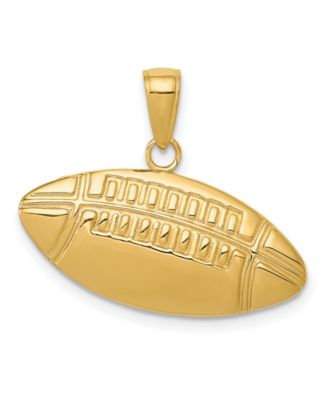 Macy's - Football Charm in 14k Yellow Gold