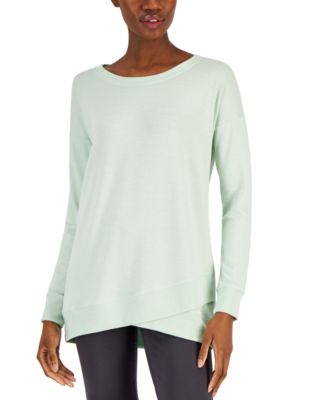 ID Ideology - Women's French Terry Tulip-Hem Sweatshirt