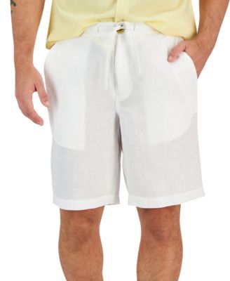 Club Room - Men's Linen Drawstring Shorts