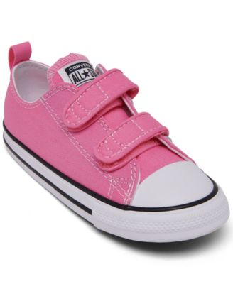 Converse - Toddler Girls Chuck Taylor All Star 2V Ox Stay-Put Closure Casual Sneakers from Finish Line