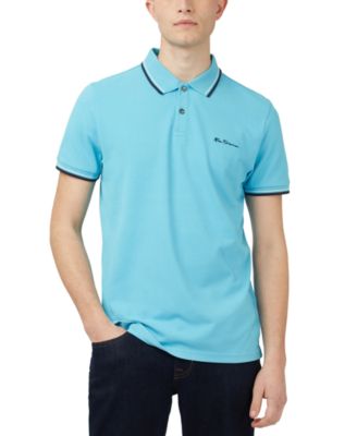 Ben Sherman - Men's Signature Tipped Short-Sleeve Polo Shirt
