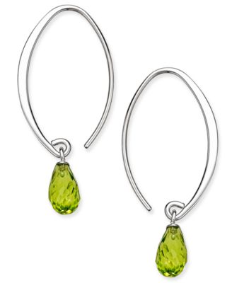 Macy's - Gemstone Earrings in Sterling Silver