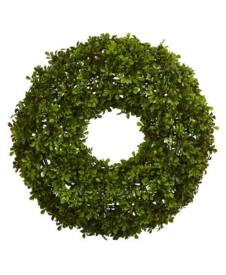 Nearly Natural - 22" Boxwood Wreath