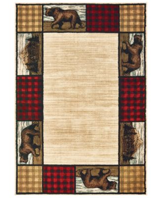 Oriental Weavers - Woodlands 9603C Ivory/Multi 7'10" x 10' Area Rug