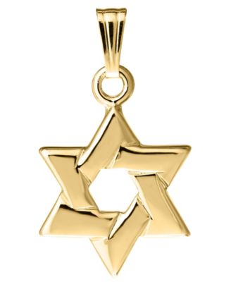 Macy's - Children's Star of David Pendant in 14k Yellow Gold