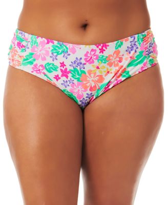 California Waves - Trendy Plus Size Hawaii Sunsets Bikini Bottoms