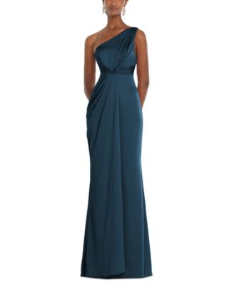 Dessy Collection - One-Shoulder Gown