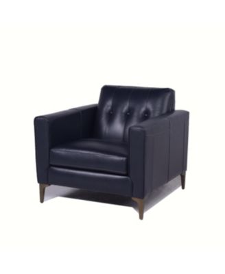 Nice Link - Nataylyn Leather Club Chair with Metal Leg
