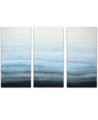 Ready2HangArt - 'Coastal Mist' 3-Pc. Canvas Art Print Set