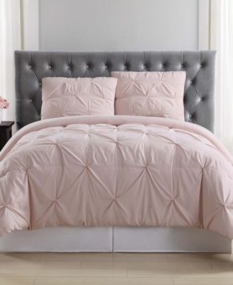 Truly Soft - Pleated White Full / Queen Comforter Set