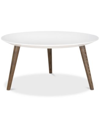 Safavieh - Josiah Round Lacquer Table, Quick Ship