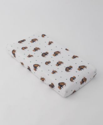 Little Unicorn - Bison Cotton Muslin Crib Sheet