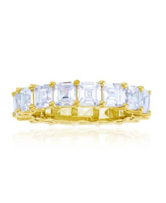 Macy's - Cubic Zirconia Eternity Band in 14k Gold-Plated Sterling Silver