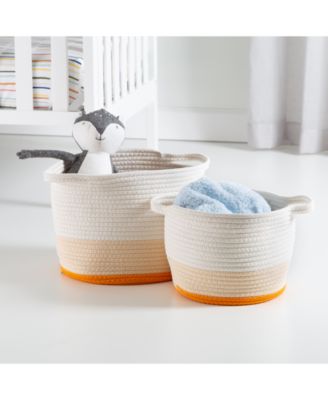 Honey Can Do - Nesting Cotton Rope Storage Baskets, Set of 2