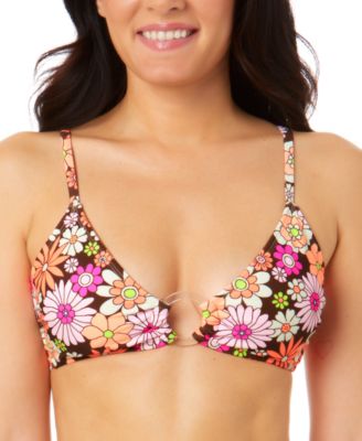 Salt + Cove - Juniors' Morning Grace Ring Front Bralette Bikini Top