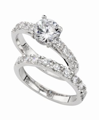Charter Club - Ring Set, Cubic Zirconia Engagement (3 ct. t.w.)