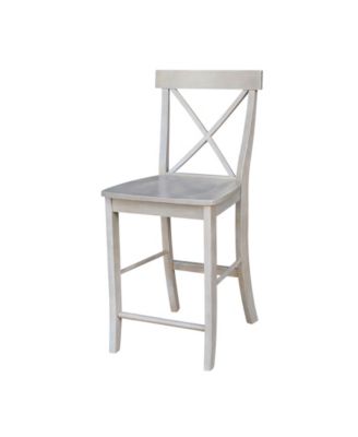 International Concepts - X-Back Counterheight Stool - 24" Seat Height
