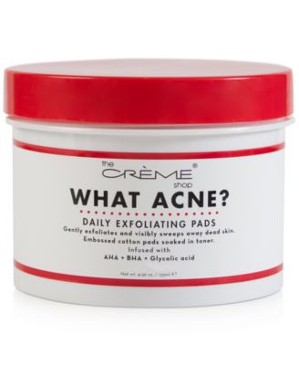 The Crème Shop - What Acne? Daily Exfoliating Pads