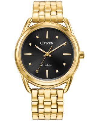 Citizen - Women's Dress Classic Gold-Tone Stainless Steel Bracelet Watch 36mm