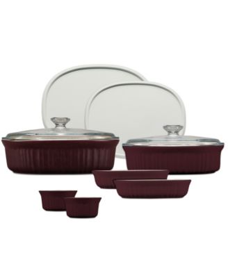 Corningware - 10-Pc. French Cabernet Bakeware Set