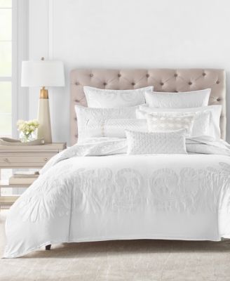 Hotel Collection - Deco Appliqu&eacute; Duvet Cover Set Collection, Created for Macy's