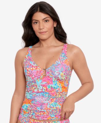 Lauren Ralph Lauren - Women's Printed Tummy Control Tankini