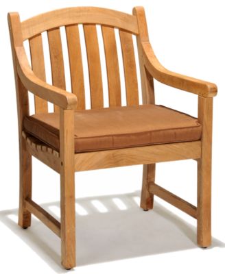 Furniture - Set of 4 Bristol Teak Outdoor Dining Chairs, Created for Macy's