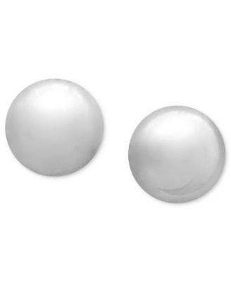 Giani Bernini - 18k Gold over Sterling Silver Earrings, Ball Stud Earrings (8mm)