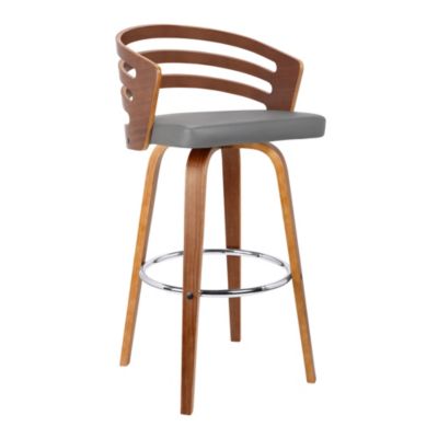 Armen Living - Jayden 30" Swivel Barstool, Quick Ship