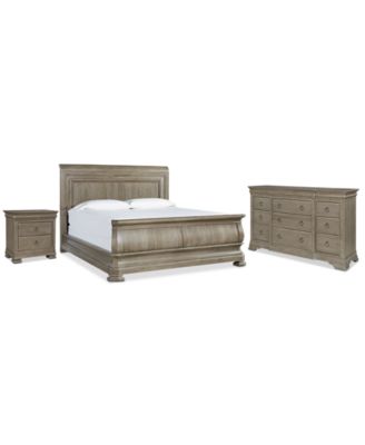 Furniture - Reprise Driftwood Bedroom , 3-Pc. Set (Queen Bed, Nightstand & Dresser)