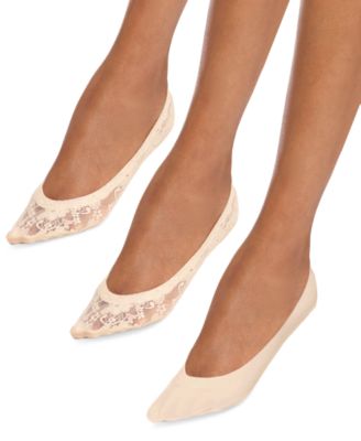 Hue - 3-Pk. Perfect Edge Combo Liner Socks