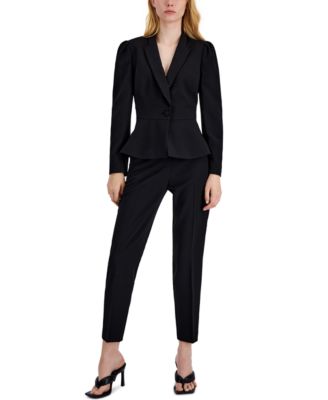 Tahari ASL - Belted Wrap Pant Suit