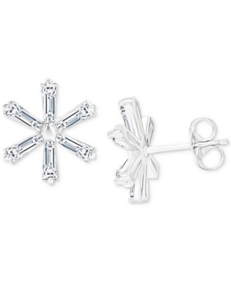 Macy's - Cubic Zirconia Star Stud Earrings in Sterling Silver