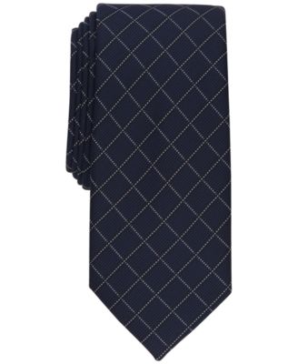 Alfani - Men's Slim Grid Tie