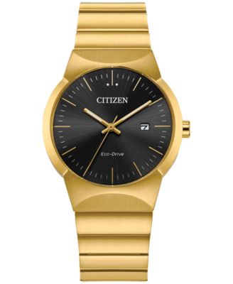 Citizen - Eco-Drive Women's Axiom Gold-Tone Stainless Steel Bracelet Watch 32mm