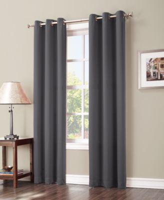 Sun Zero - Preston 40" x 108" Grommet Top Blackout Curtain Panel