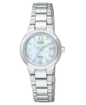 Citizen - Women's Eco-Drive Sport Stainless Steel Bracelet Watch 26mm EW1670-59D