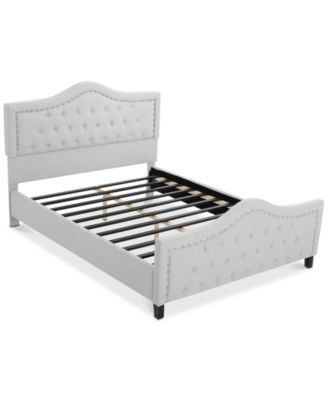 Noble House - Bazine Upholstered Bed - Queen, Quick Ship