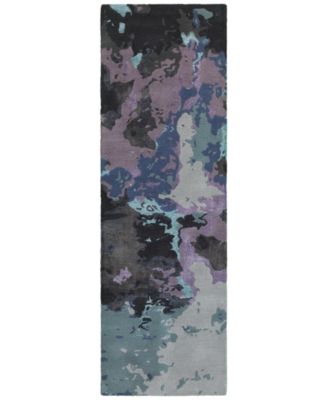 Oriental Weavers - Galaxy 21901 Blue/Purple 2'6" x 8' Runner Area Rug