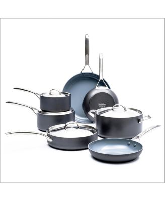 GreenPan - Paris Pro 11-Pc. Ceramic Non-Stick Cookware Set