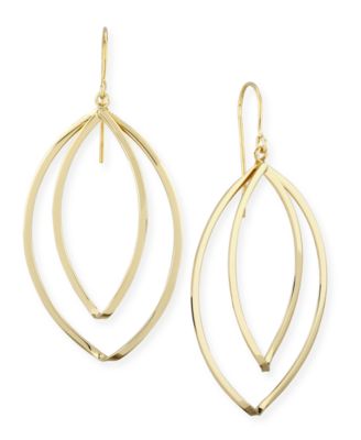 Macy's - Marquise Twist Drop Earrings Set in 14k Gold
