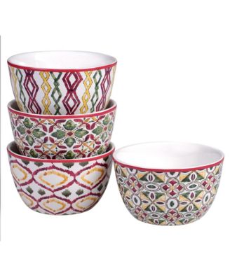 Certified International - Napa 4-Pc. Ice Cream Bowls asst.