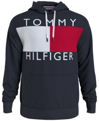 Tommy Hilfiger - Men's Quinn Logo-Print Fleece Hoodie