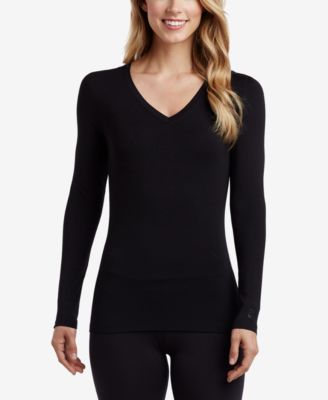 Cuddl Duds - Women's Softwear Stretch Printed Top