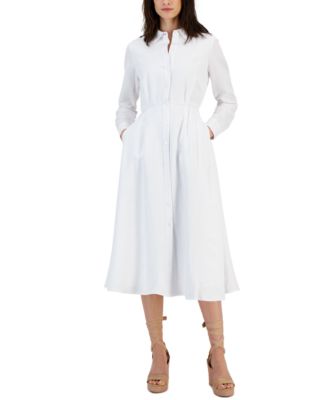 Alfani - Women's Long Sleeve Shirtdress