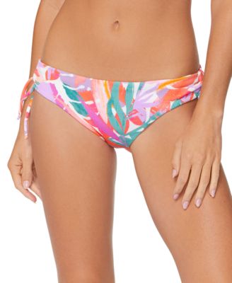 Raisins - Juniors' Luna Textured Side-Tie Bikini Bottoms