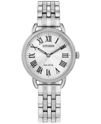 Citizen - Women's Crystal Stainless Steel Bracelet Watch 29mm