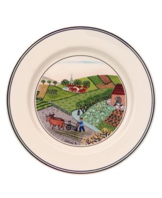Villeroy & Boch - Design Naif Bread and Butter Plate Plowing